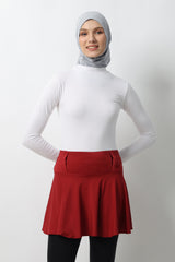 Selina Short-Skirt - Red Dahlia