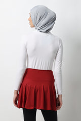 Selina Short-Skirt - Red Dahlia