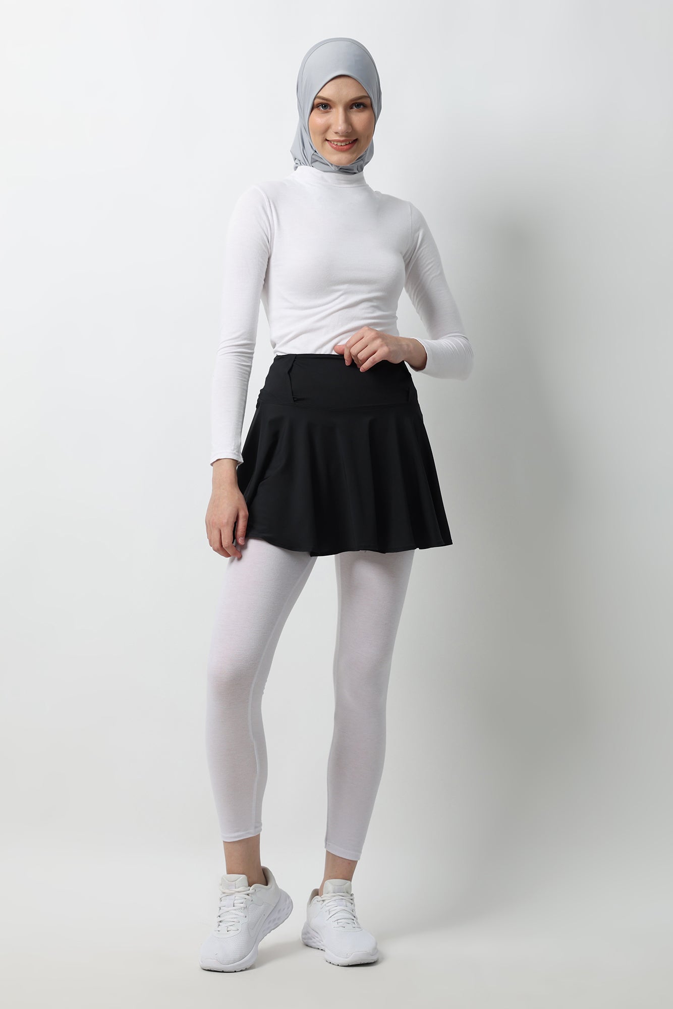 Slfkamma Hw Short Knit Skirt Black