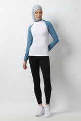 Bassama Manset Tangan Sambung Bolero - Blue Stone