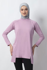 Devonee Long Top - Purple jasper