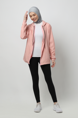 Zunaira Jacket Olahraga - Pink Salmon