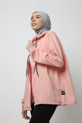 Zunaira Jacket Olahraga - Pink Salmon