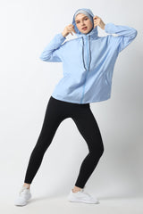 Zunaira Jacket Olahraga - Blue
