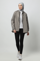Zunaira Jacket Olahraga - Stone Grey