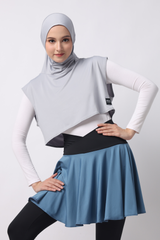 Kaleeva Short-Skirt Legging - Blue Stone