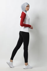 Bassama Manset Tangan Sambung Bolero - Red Dahlia