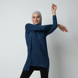 Devonee Long Top - Navy