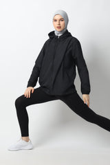 Zunaira Jacket Olahraga - Black