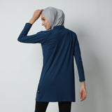 Devonee Long Top - Navy