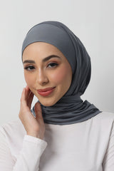 Mahveeca Hijab Instan - Dark Grey