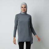 Devonee Long Top - Cool Grey