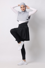 Kaleeva Short-Skirt Legging - Black