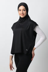 Ayessa Sport Hijab - Black
