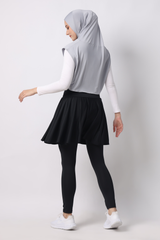 Kaleeva Short-Skirt Legging - Black