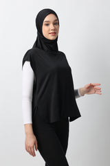 Ayessa Sport Hijab - Black