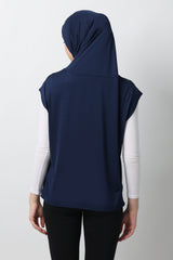 Ayessa Sport Hijab - Navy