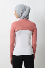 Bassama Manset Tangan Sambung Bolero - Dusty Rose