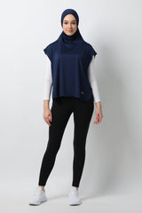 Ayessa Sport Hijab - Navy