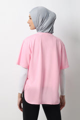 Dayeena Short Top - Pink