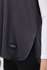 Ayessa Sport Hijab - Dark Grey