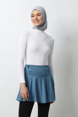 Selina Short-Skirt - Blue Stone