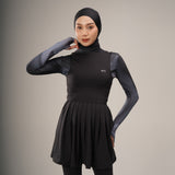 Nala Pleats Dress - Black