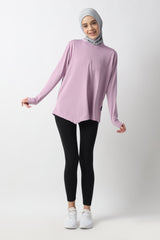 Taneeya Oversized Inner Top - Purple Jasper