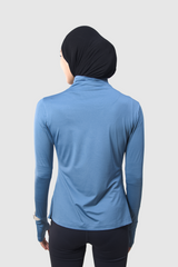 Lumi Slim Fit Ruched Sport - Slate