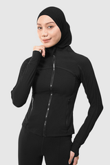 Lumi Slim Fit Sport Jacket - Black