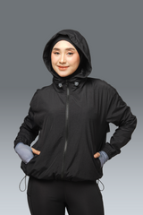 HIA Everywear Bhava Jacket Olahraga 2.0 Wanita - BLACK
