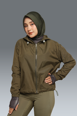 HIA Everywear Bhava Jacket Olahraga 2.0 Wanita - OLIVE