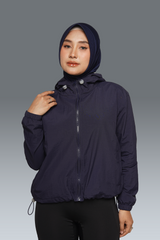 HIA Everywear Bhava Jacket Olahraga 2.0 Wanita - NAVY