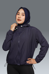 HIA Everywear Bhava Jacket Olahraga 2.0 Wanita - NAVY