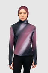 Bhava Printed T-Shirt - Plum Printed