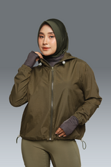 HIA Everywear Bhava Jacket Olahraga 2.0 Wanita - OLIVE