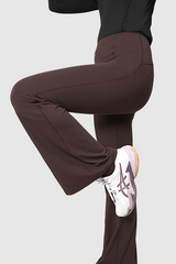 Lumi Flare Comfy Sport Legging - Brown