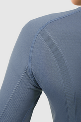 Lumi Lightweight Fabric Fitted Sport Shirt - Light Grey