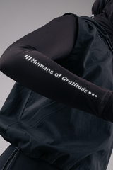 Kina Sport Turtleneck Manset Olahraga - Black