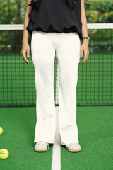 Alma Flare Legging - Broken White