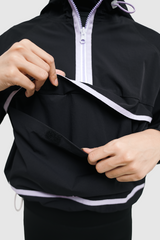 HIA Everywear X PRIOR Nala Oversized Sport Jacket Gym Yoga Pilates - Black