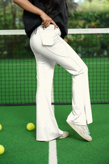 Alma Flare Legging - Broken White