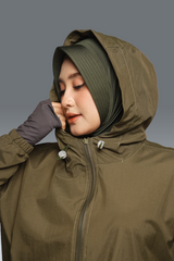 HIA Everywear Bhava Jacket Olahraga 2.0 Wanita - OLIVE