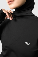 Lumi Slim Fit Ruched Sport - Black