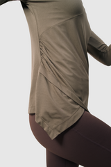 Lumi Slim Fit Ruched Sport - Brown