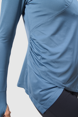 Lumi Slim Fit Ruched Sport - Slate