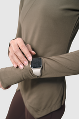 Lumi Slim Fit Ruched Sport - Brown