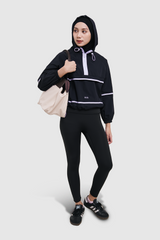 HIA Everywear X PRIOR Nala Oversized Sport Jacket Gym Yoga Pilates - Black