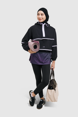 HIA Everywear X PRIOR Nala Oversized Sport Jacket Gym Yoga Pilates - Black