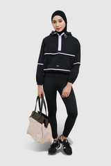 HIA Everywear X PRIOR Nala Oversized Sport Jacket Gym Yoga Pilates - Black